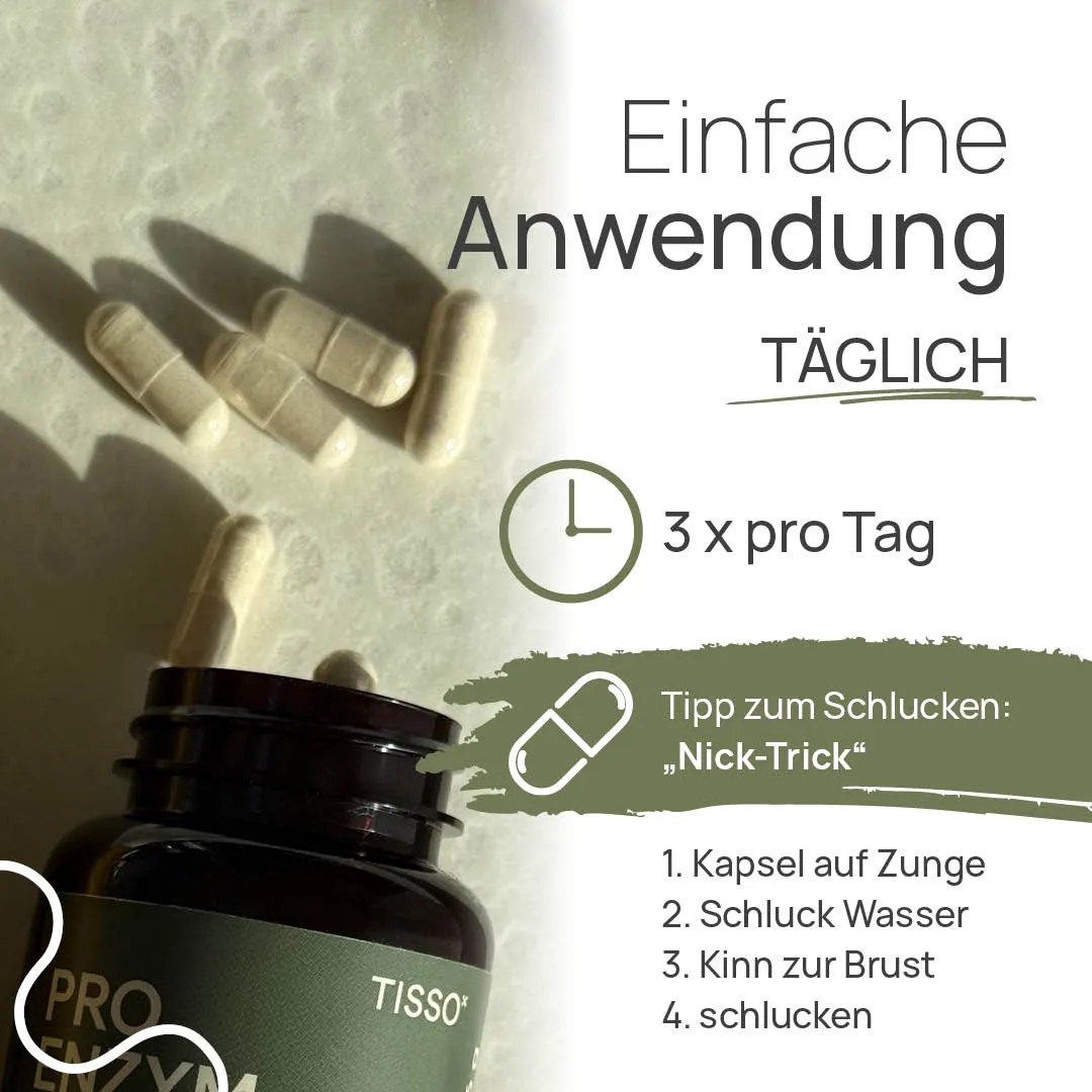 TISSO Naturprodukte Carousel Anwendung Enzym