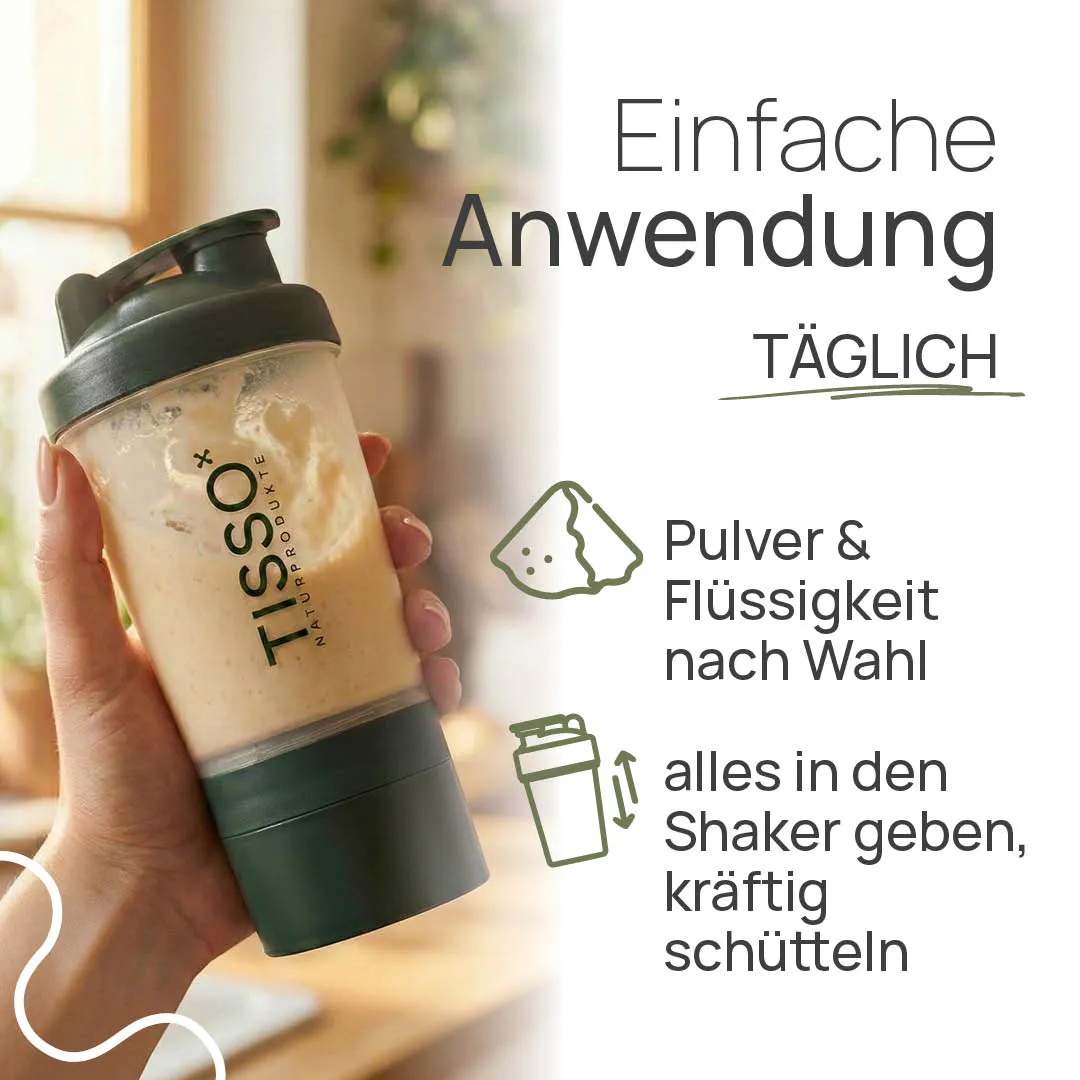 TISSO Naturprodukte Carousel Anwendung TISSO-Shaker